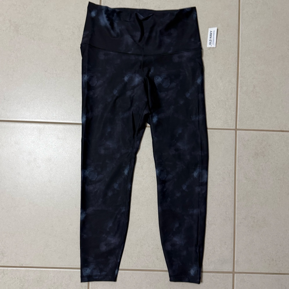 Old Navy Dark Blue Tie-Dye Leggings